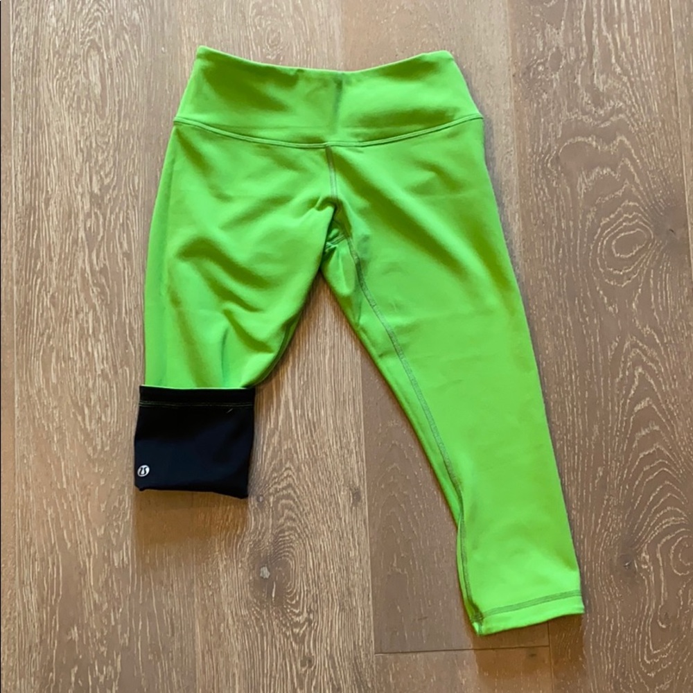 Lululemon reversible crop leggings